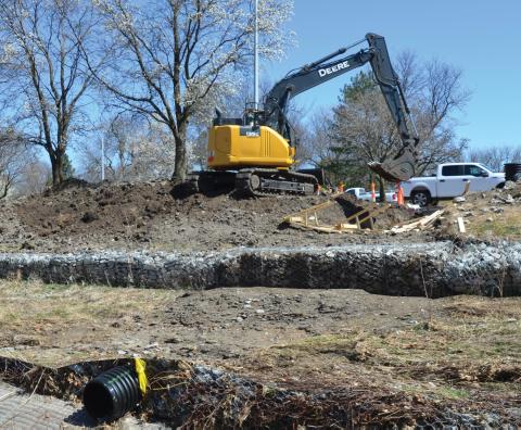 Antelope Creek pipe installation