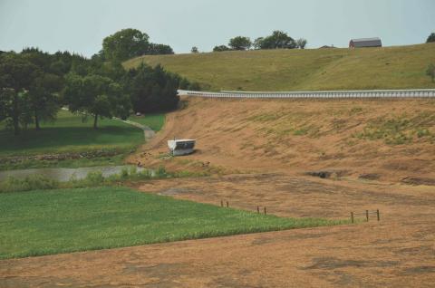 Upper Salt Watershed dam 