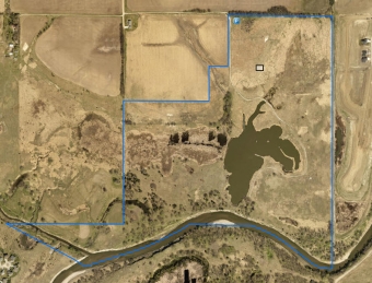 Marsh Wren Saline Wetland arial map